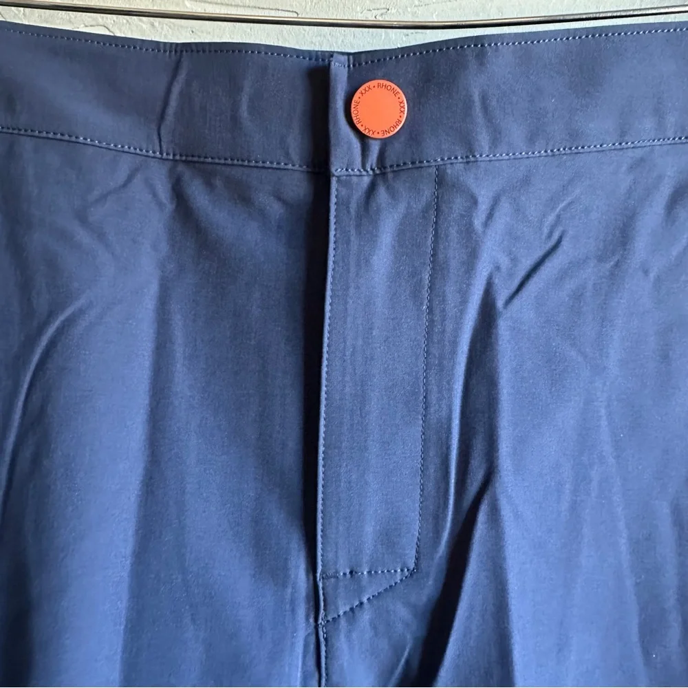 NWT Rhone Barrier Swim Shorts Navy and Orange Sz XXL 6” Inseam‎ Standard Fit